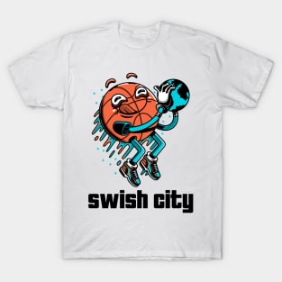 Swish City Basketball T-Shirt